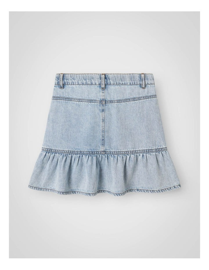 Nynne Denim Skirt in Light Blue