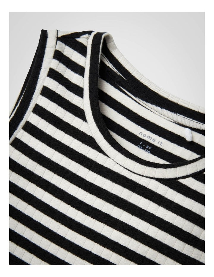 Suraja Stripe Maxi Dress in Black