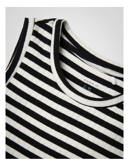 Suraja Stripe Maxi Dress in Black