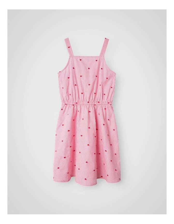 Faheart Strap Dress in Carmine Rose Heart