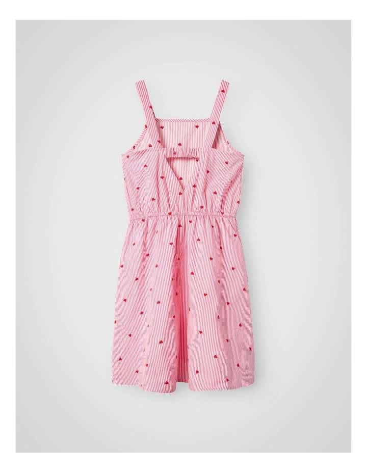Faheart Strap Dress in Carmine Rose Heart