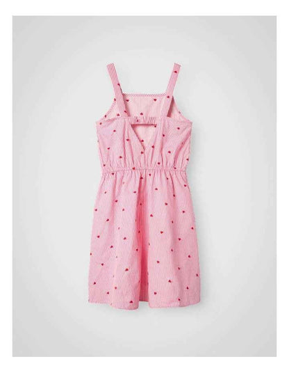 Faheart Strap Dress in Carmine Rose Heart