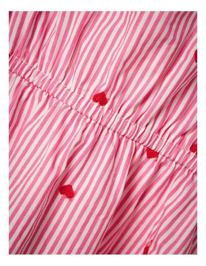 Faheart Strap Dress in Carmine Rose Heart