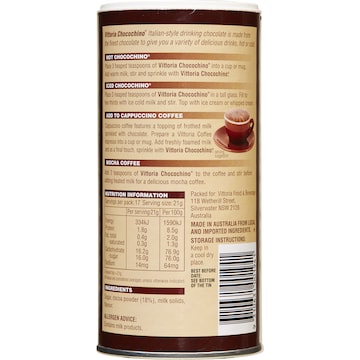 Vittoria Chocochino Drinking Chocolate 375g