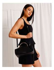 Misha Crossbody Bag in Black