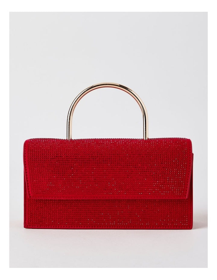 Queenie Crossbody Bag in Ruby
