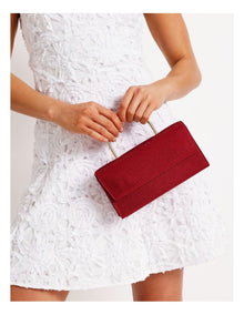 Queenie Crossbody Bag in Ruby