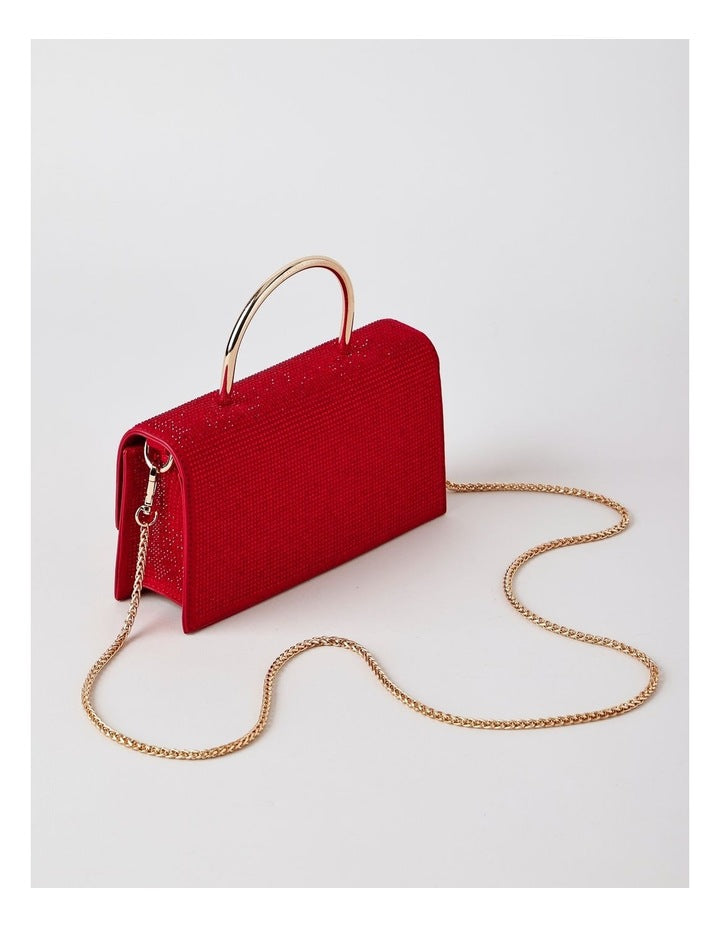 Queenie Crossbody Bag in Ruby