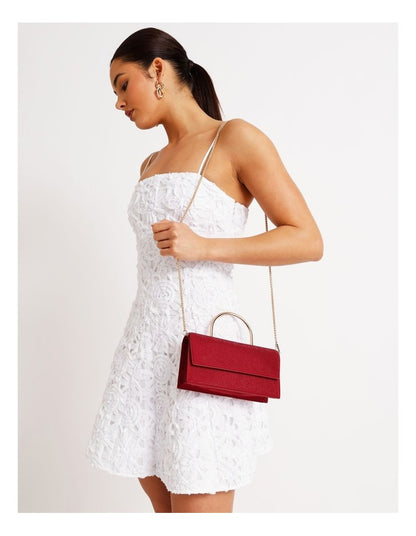 Queenie Crossbody Bag in Ruby