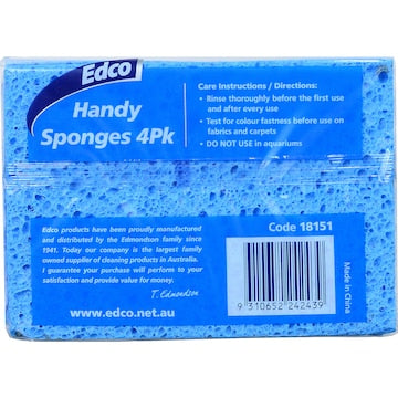 Edco Handy Sponges 4 pack