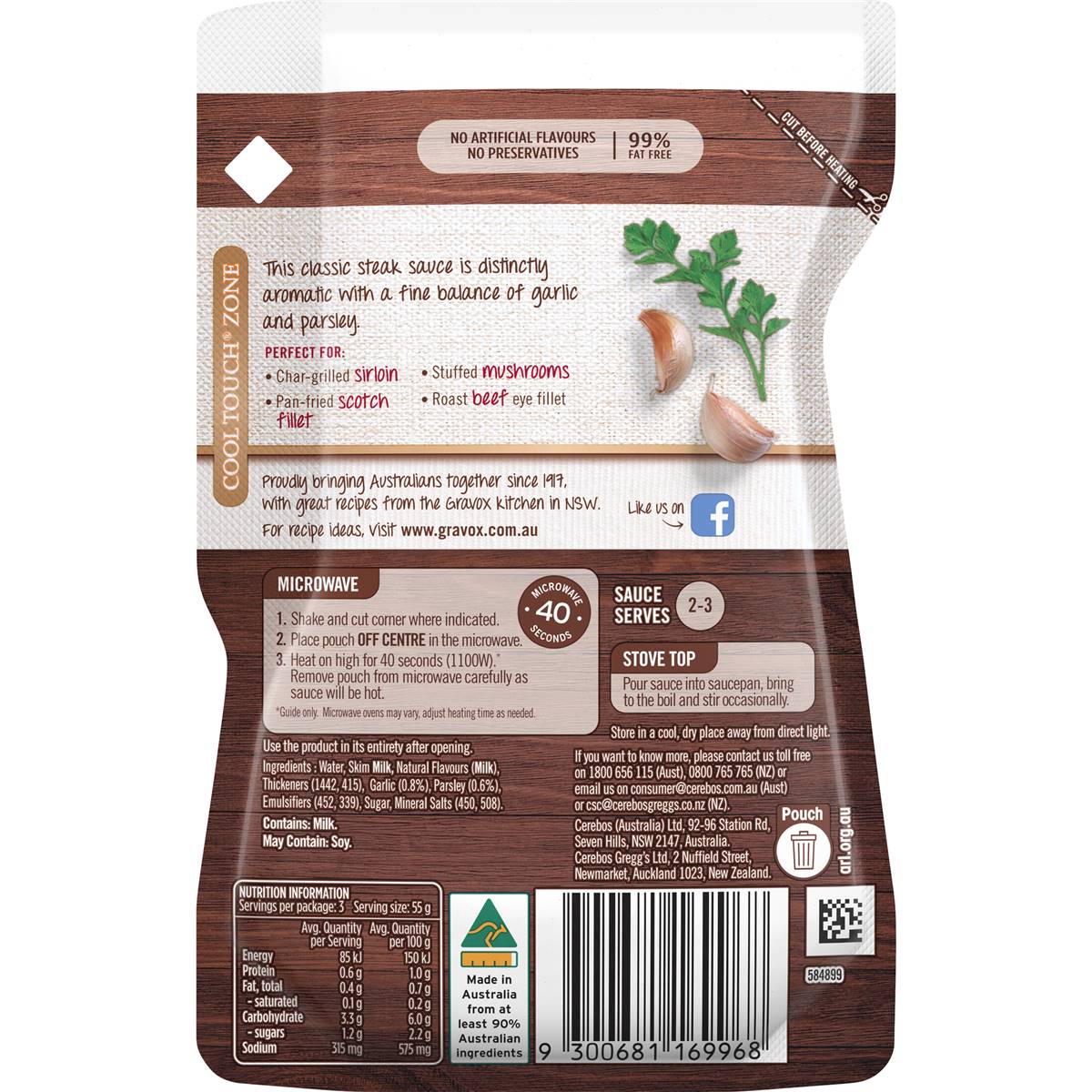 Gravox Diane Sauce Liquid Pouch 165g