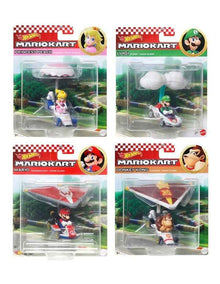 Mario Kart Die-Cast Character Car with Glider, Assorted
