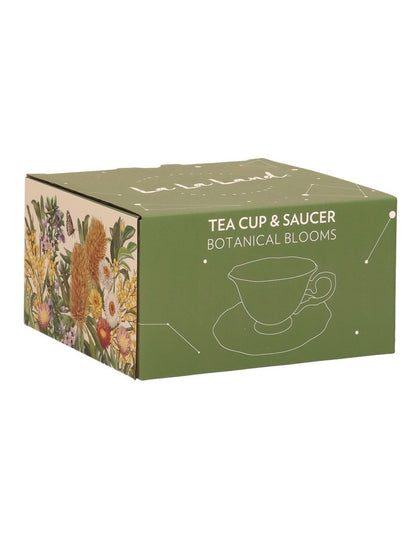 Botanical Blooms Tea Cup & Saucer in Multi