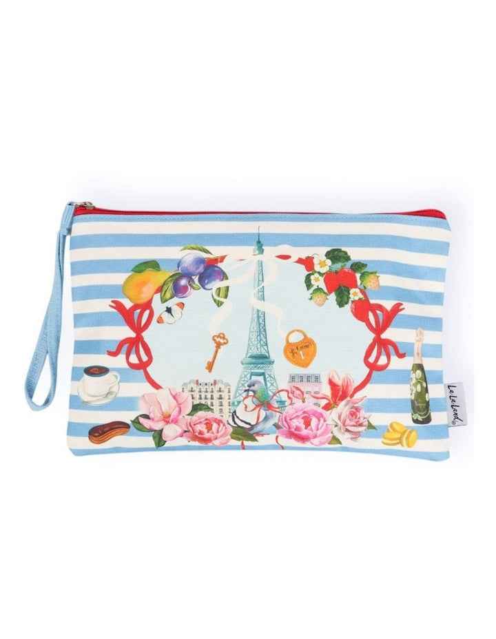 Je T'aime Paris Clutch Purse in Multi