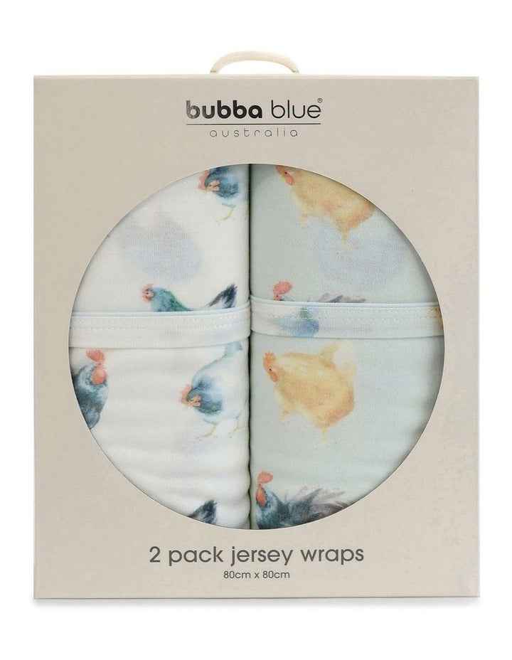 Little Rooster Jersey Wraps 2Pack in Multi