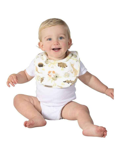 Aussie Animals Dribble Bibs 2 Pack in Multi