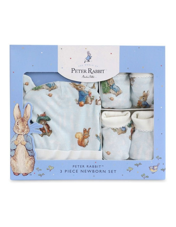 Benjamin Bunny Newborn Set 3 Pieces in Blue