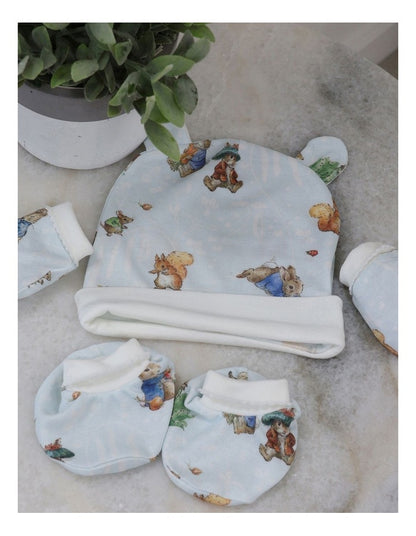 Benjamin Bunny Newborn Set 3 Pieces in Blue