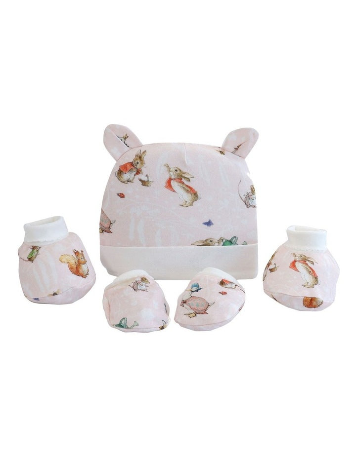 Flopsy Mopsy and Cottontail Newborn Set 3Pieces in Pink