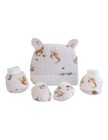 Flopsy Mopsy and Cottontail Newborn Set 3Pieces in Pink