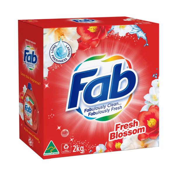 Ultra Laundry Powder Sunshine Fresh Top & Front