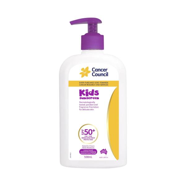 CANCER COUNCIL SPF 50+ KIDS SUNSCREEN