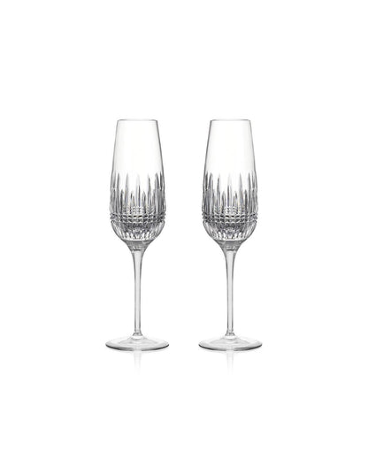Lismore Diamond Essence Flute Pair 315ml