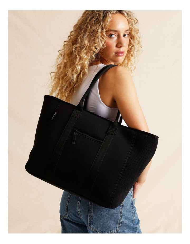 Salerno Tote Bag in Black