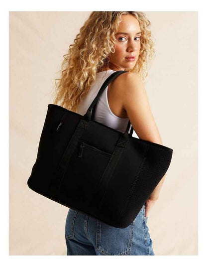 Salerno Tote Bag in Black