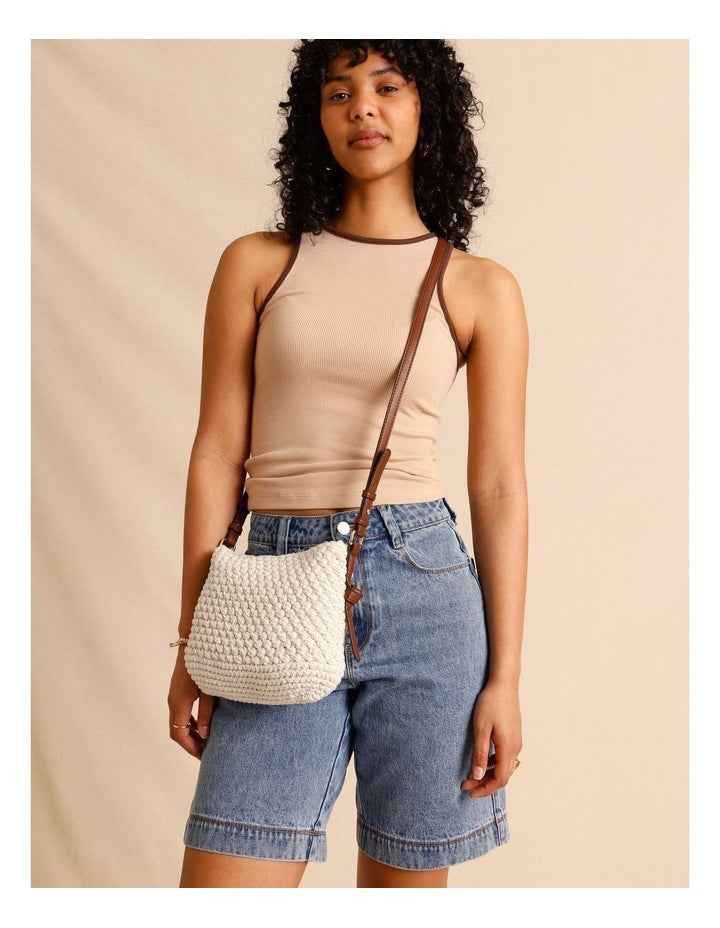 El Paso Crossbody Bag in Ecru