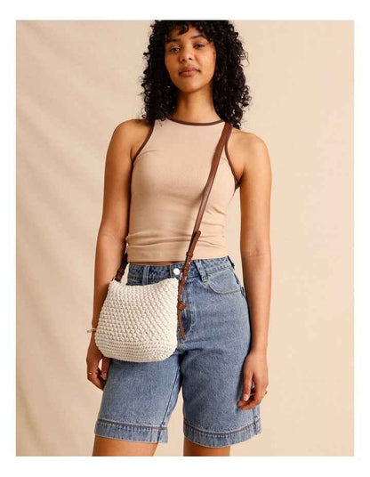 El Paso Crossbody Bag in Ecru