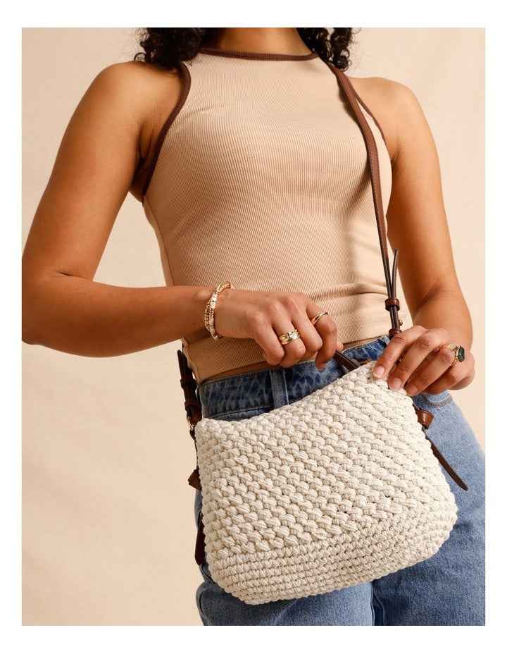 El Paso Crossbody Bag in Ecru