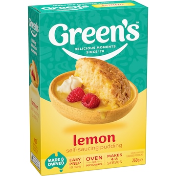 Green's Pudding Lemon Sponge 260g