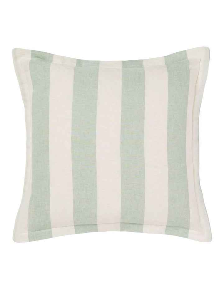 Vintage Stripe Cushion 48x48cm in Jade