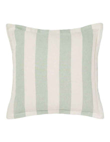 Vintage Stripe Cushion 48x48cm in Jade