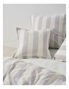 Vintage Stripe Cushion 48x48cm in Lavender