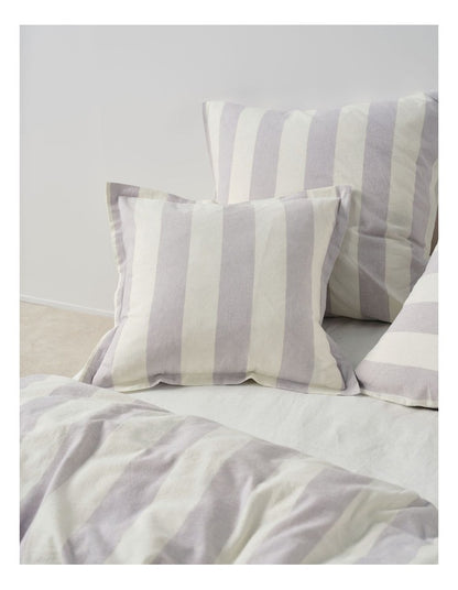 Vintage Stripe Cushion 48x48cm in Lavender