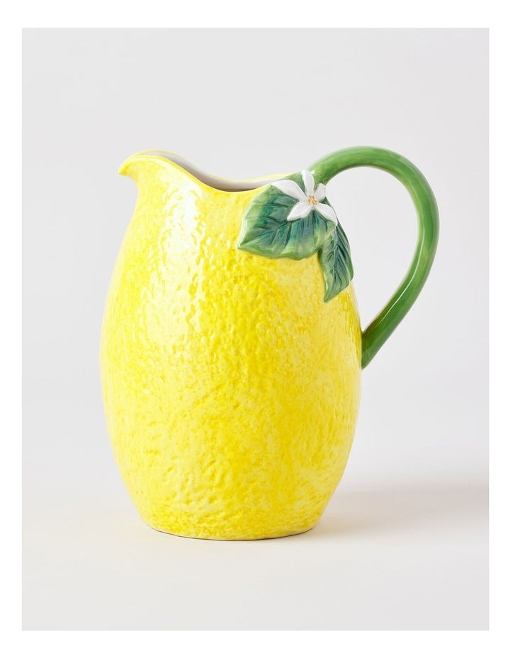 Lemon Pitcher in Yellow