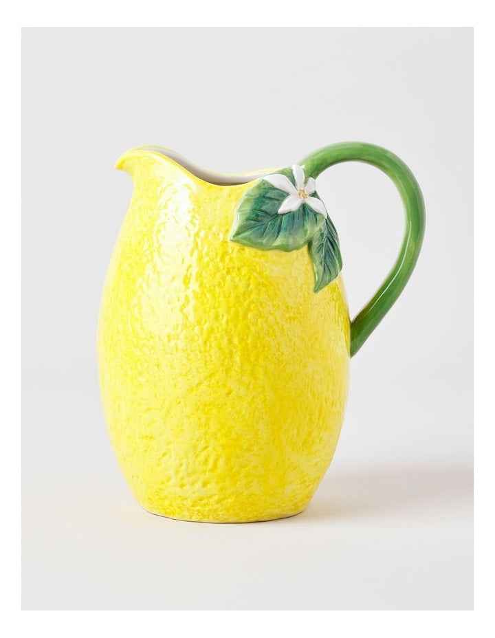 Lemon Pitcher in Yellow