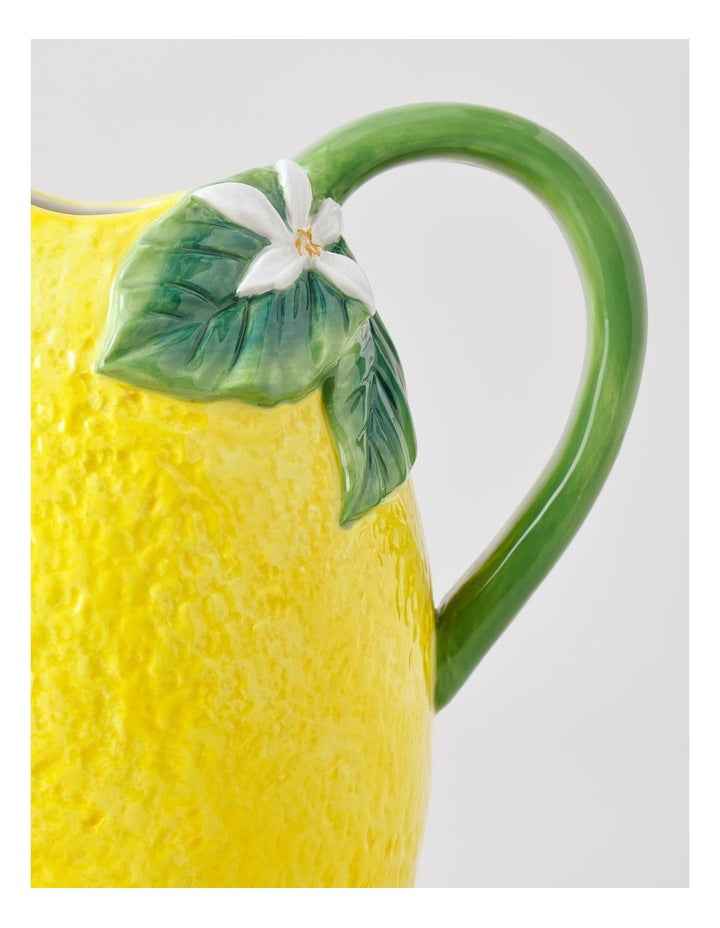 Lemon Pitcher in Yellow