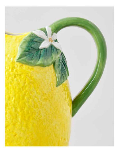 Lemon Pitcher in Yellow