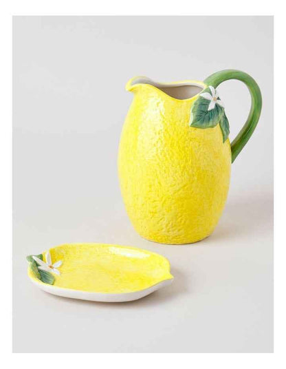 Lemon Pitcher in Yellow