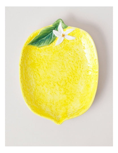 Lemon Plate in Yellow