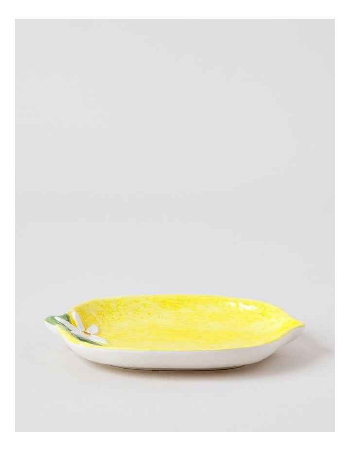 Lemon Plate in Yellow
