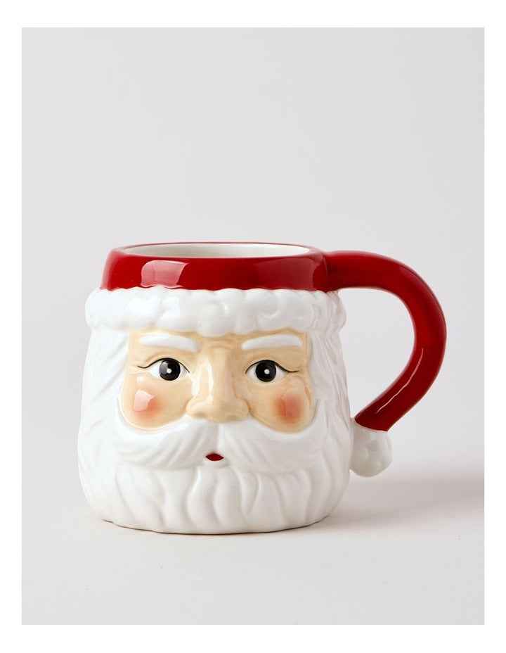 Santa Mug in Red