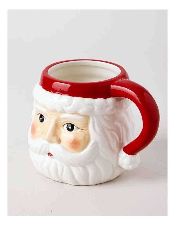 Santa Mug in Red