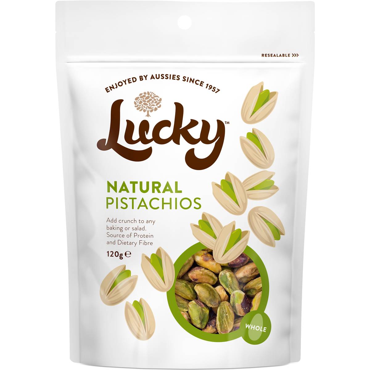 Lucky Natural Pistachios 120g