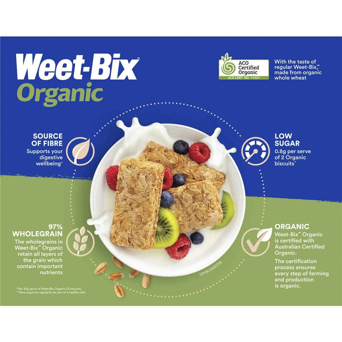 Weet-Bix Organic Breakfast Cereal 750g