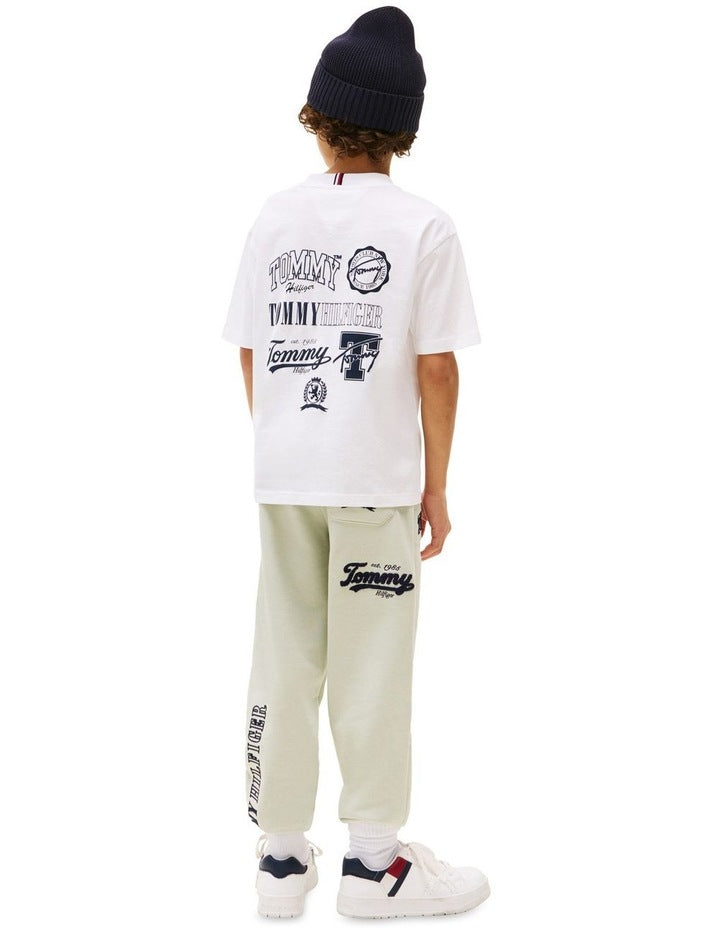 Varsity Back Graphic T-shirt (3-7 Years) in White