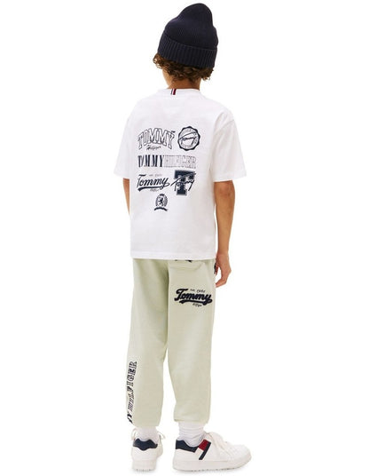 Varsity Back Graphic T-shirt (3-7 Years) in White